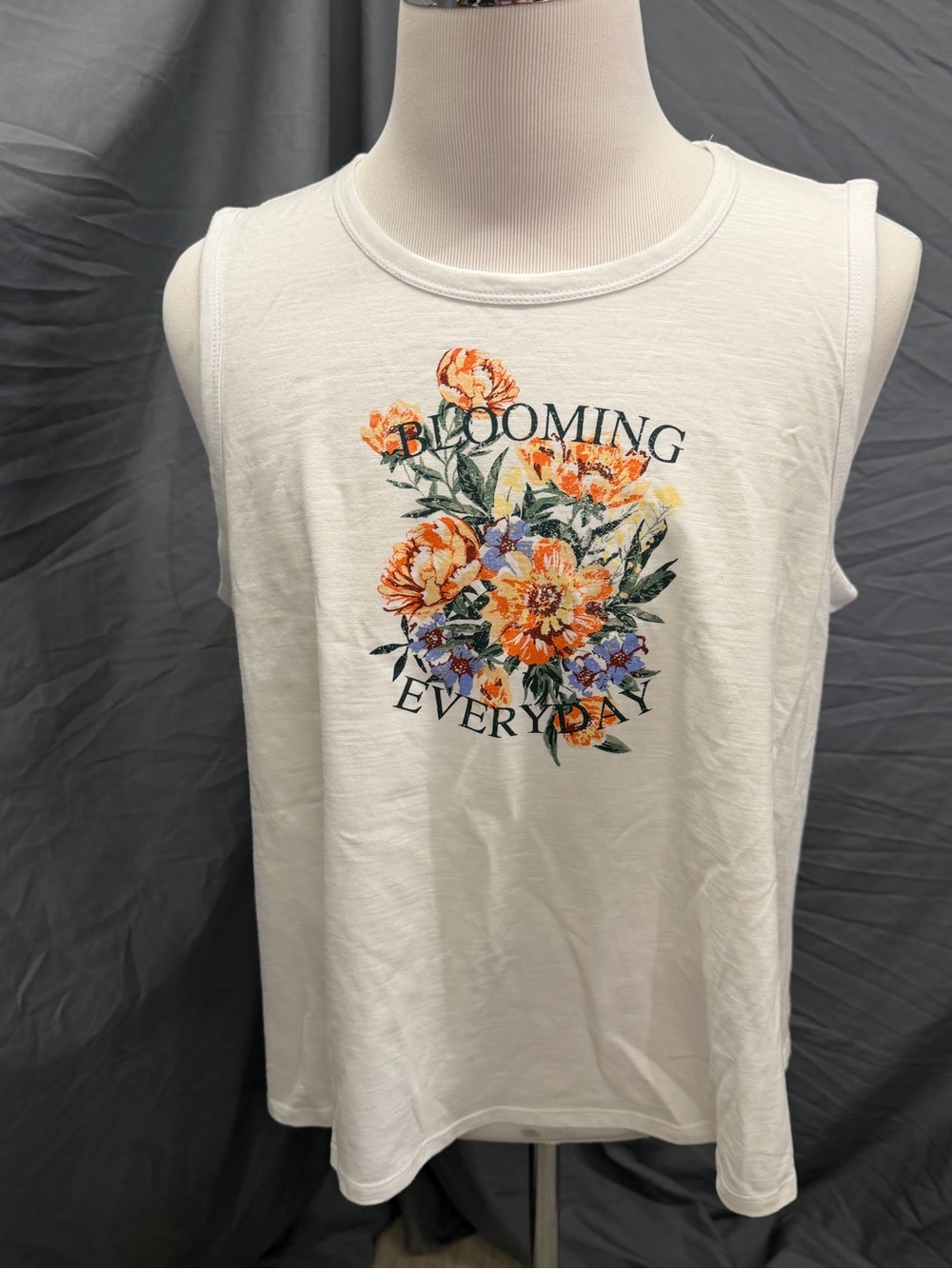 dip White Organic Cotton Tank Top - XL
